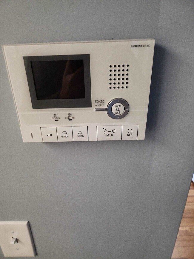 Intercom System-Inside Unit - 13 Chester St