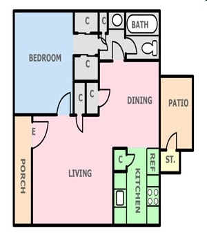 1BR/1BA - Jasmine Park