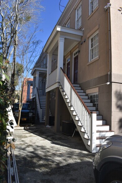 Rear steps and parking space - 433 Montgomery St