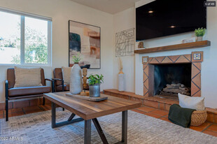 Livingroom with Fireplace and HDTV - 5418 E Yolantha St