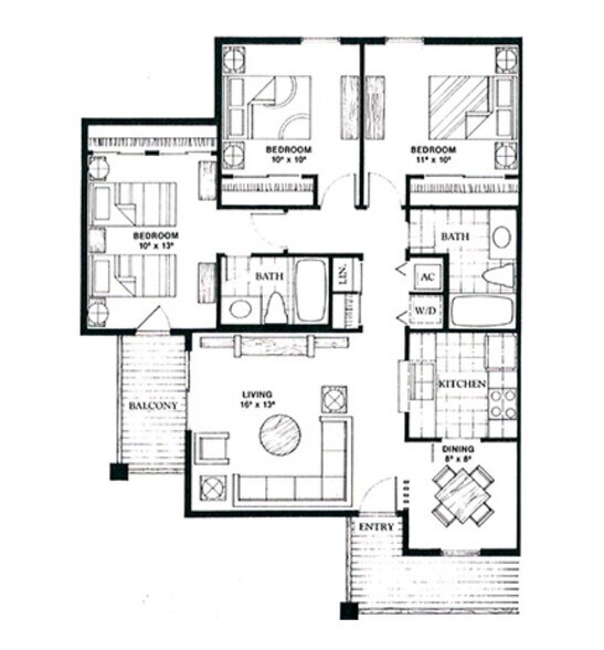 Layout - 218 North Texas