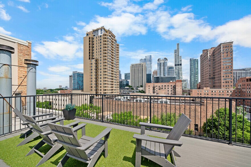 Common Roof Deck View 1 - 1525 S Michigan Ave
