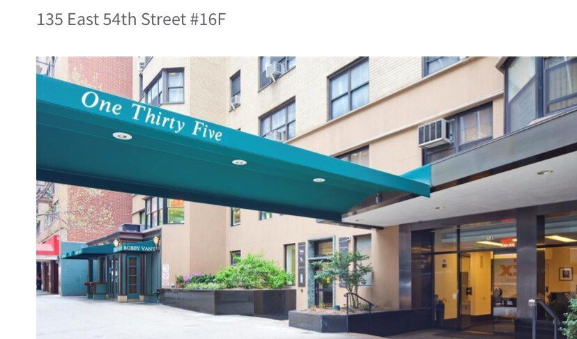 Main entrance - 135 E 54th St