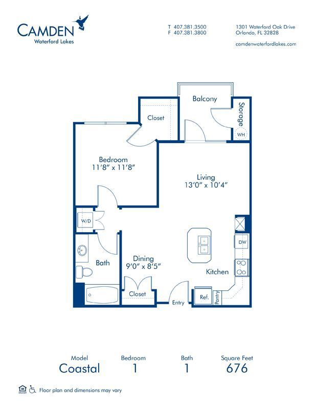Floorplan - Camden Waterford Lakes