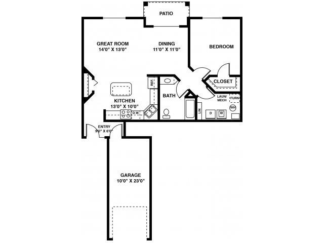 Floorplan - Raspberry Woods Townhomes