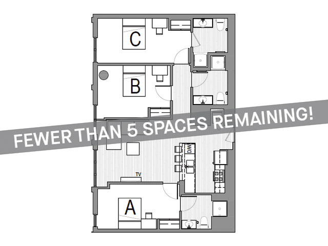 3x3 D - Fewer than 5 Spaces Remaining! - Student | Rise at Riverfront Crossings