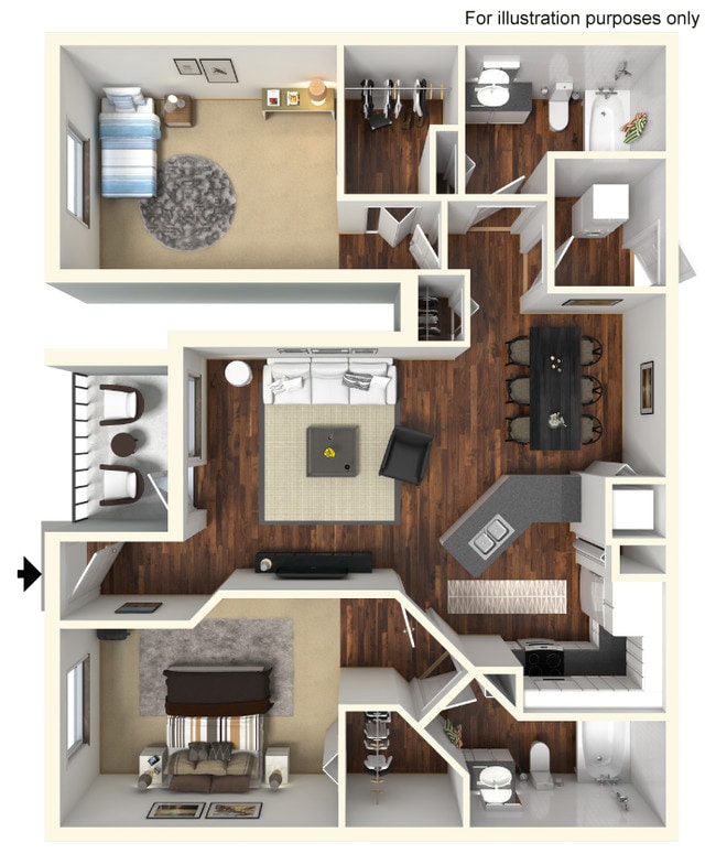Floorplan - Rivertree Apartments