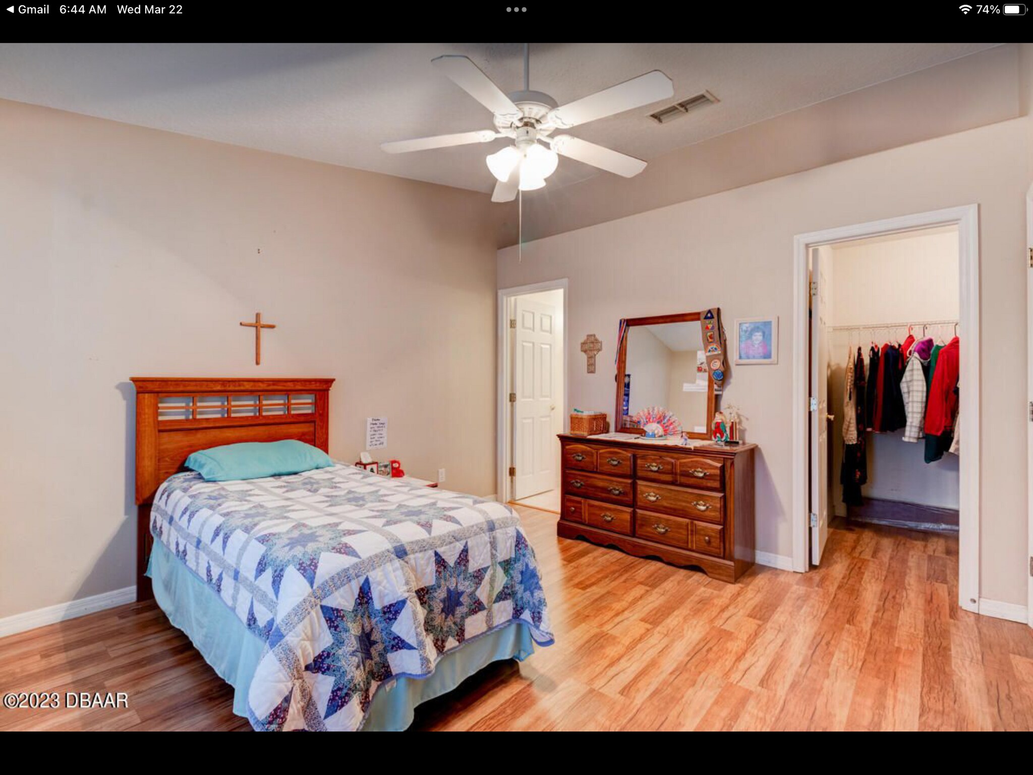 Master bedroom with en-suite bathroom - 3529 Forest Branch Dr
