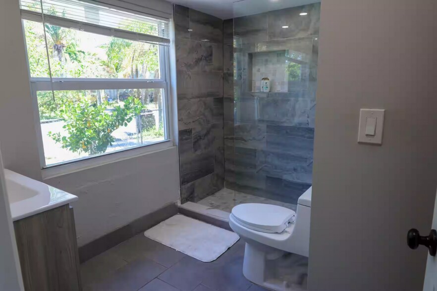 Bathroom with shower - 708 46th St