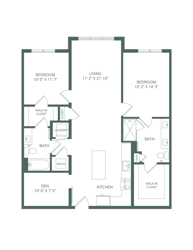 Floorplan - The Bellevue