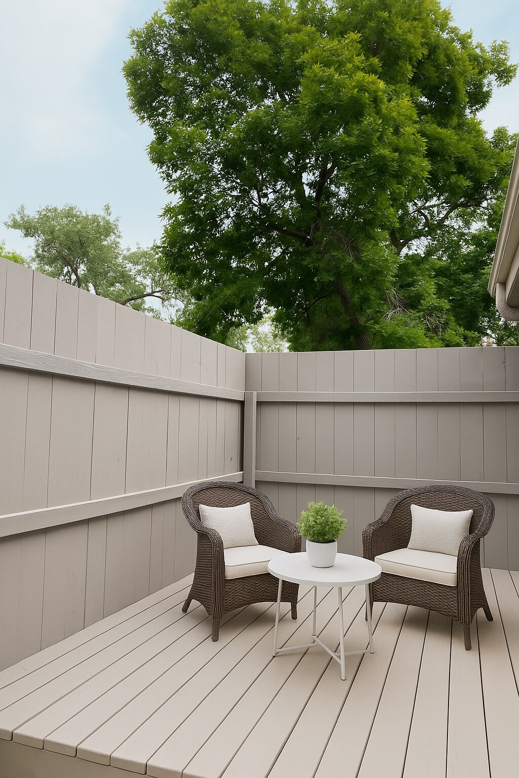 back porch - 3119 Westwood Ct