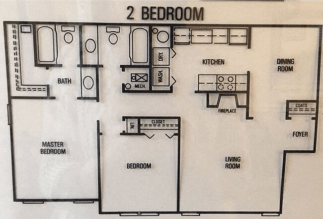 Floorplan - Twin Springs Apartments