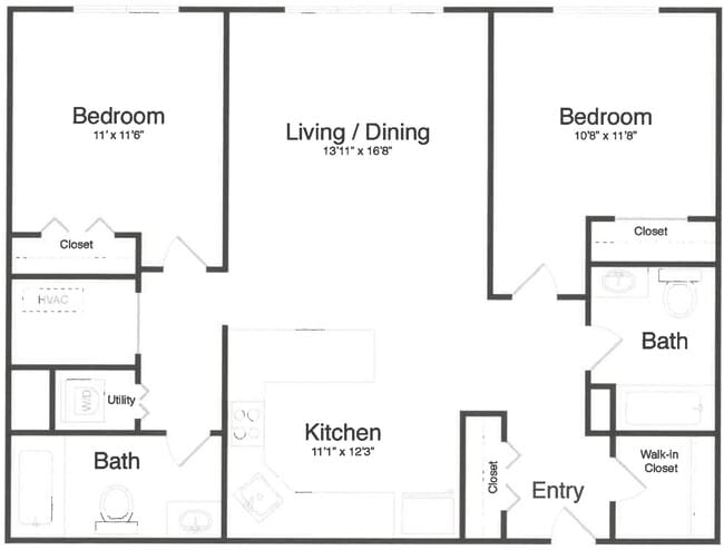 Floorplan - Courtyard at Jefferson