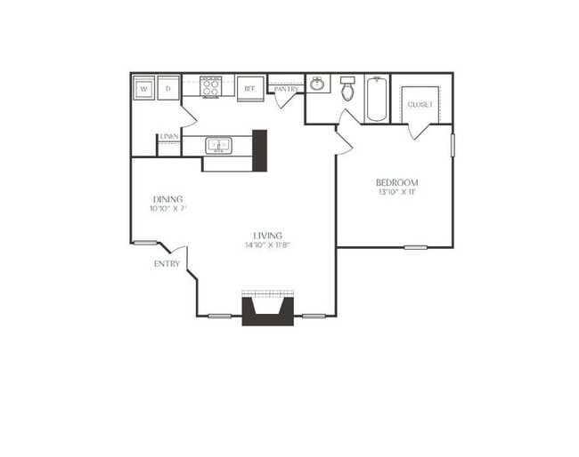 Floorplan - Athena Apartment Homes