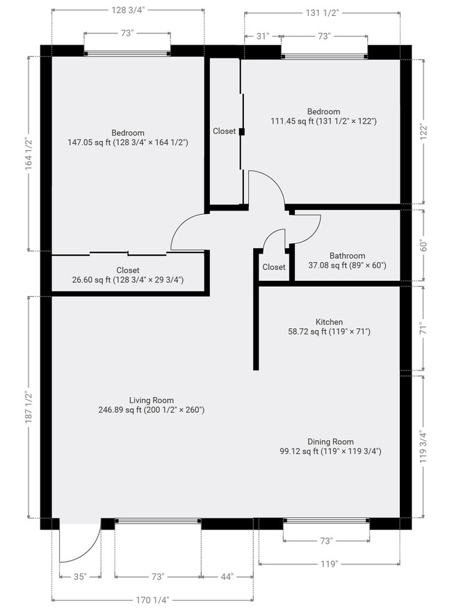 Floorplan - Marina Apartments of NPB