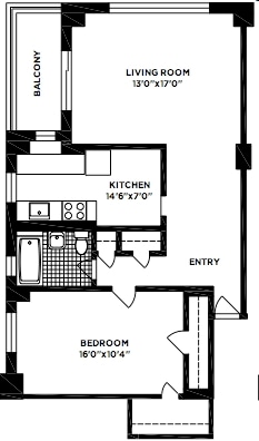 1BR/1BA - 178  Clinton Street