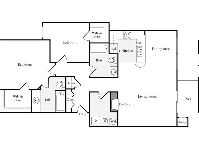 2BR/2BA - Redmond Park Apartments