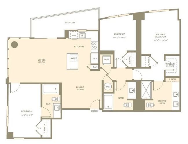 Floorplan - Amaray Las Olas by Windsor