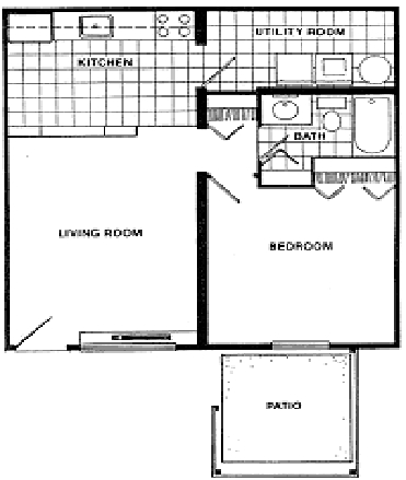1BR/1BA - Scioto Fairway Woods Apartments