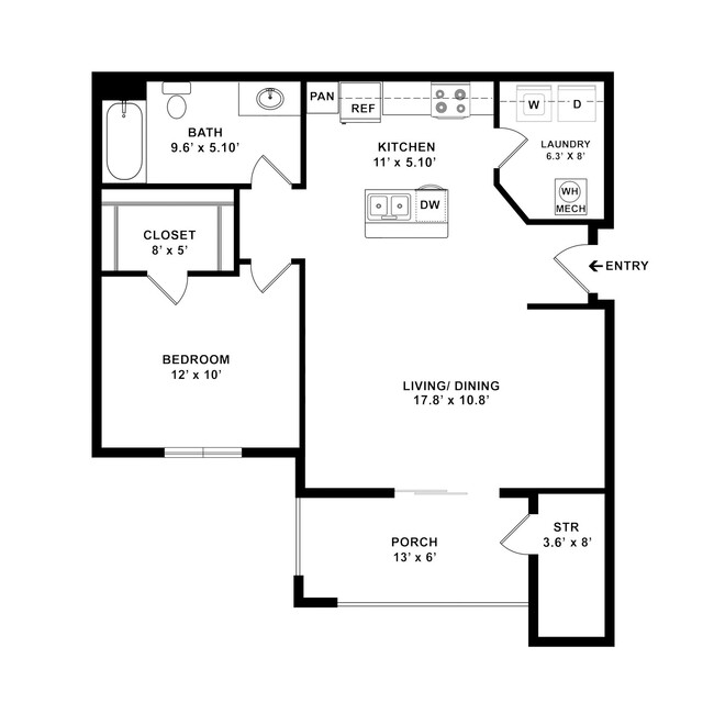 Floorplan - Cortland on the Loop