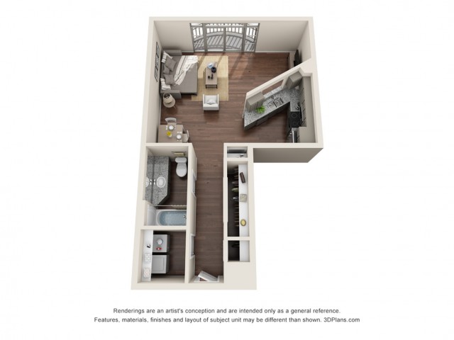 Floorplan - Village Center Apartments