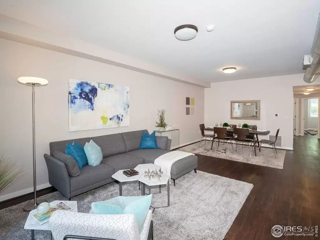 Open kitchen/dining/living room - 2850 E College Ave