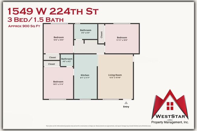 Floorplan - 1549 W 224th St