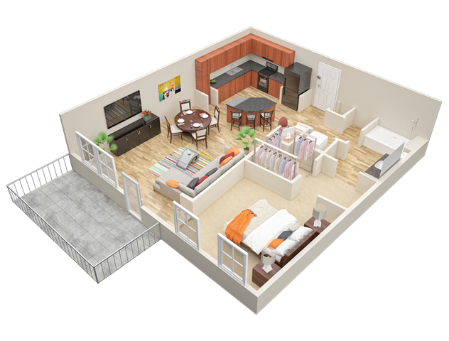 Floorplan - Mariposa Lofts