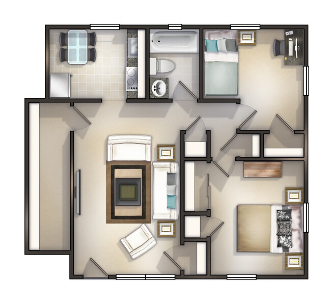 Floorplan - Frederick Greenes Apartments