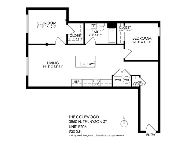 Floorplan - Colewood Apartments