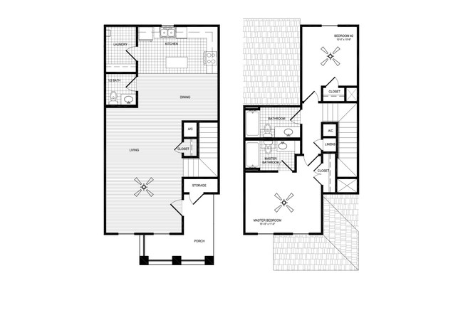 2BR/2.5BA - Grace Lake Townhomes