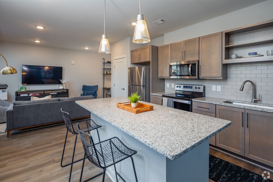 1BR, 1BA - Halley - 850SF - Kitchen - Meridian Park