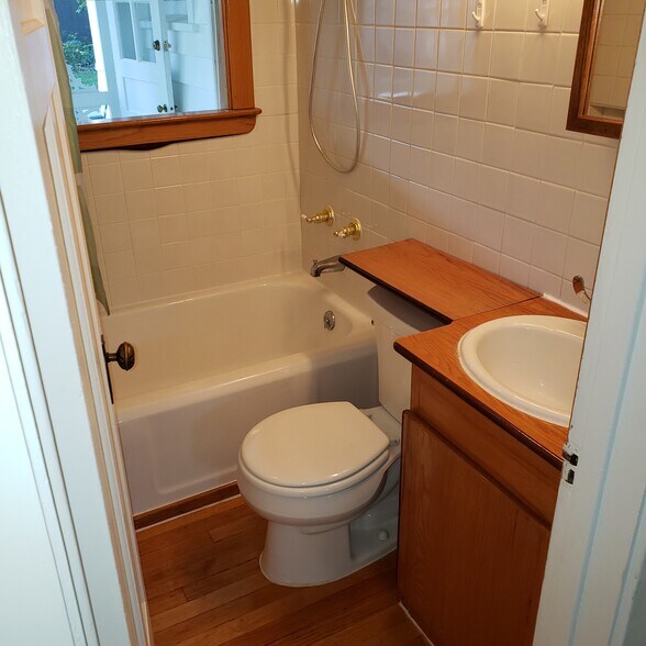Bathroom with tub and shower - 726 Briar Hill Rd