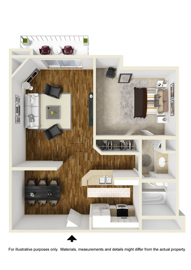 Floorplan - Palm Royale Apartments