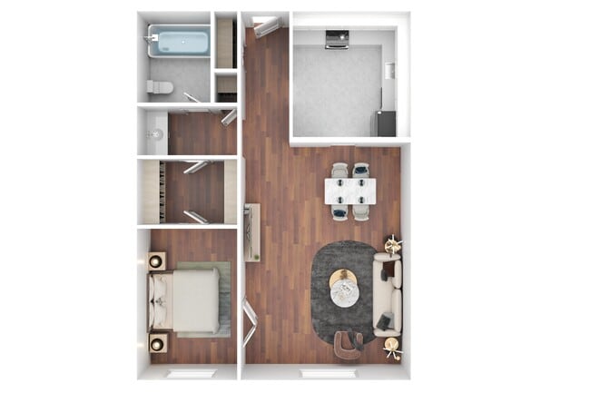 Floorplan - New Brookside Apartments