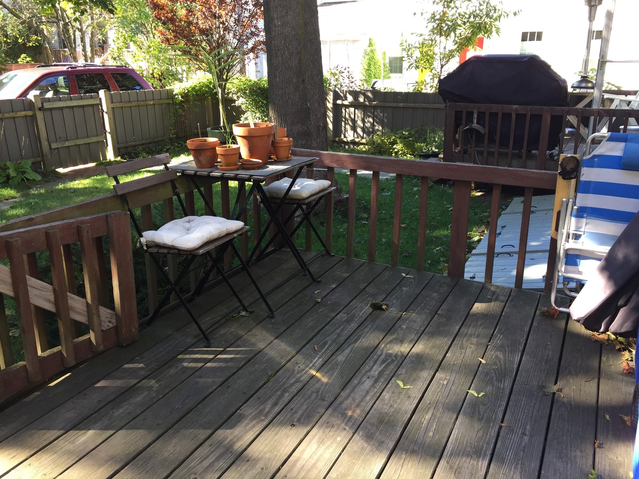 Private back deck - 30 Vesper St