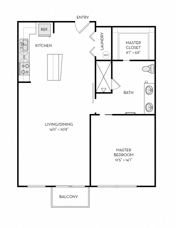 Floorplan - The Heights at Park Lane