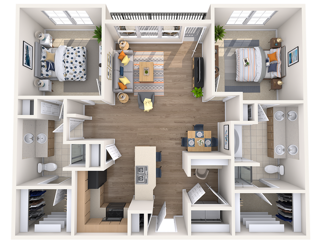 Floorplan - The Beverly Austin