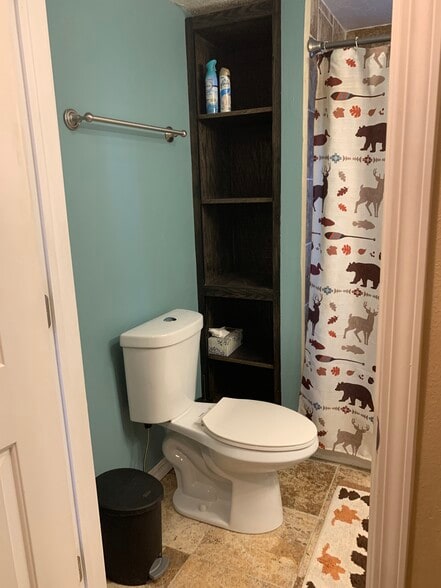 Cute Bathroom with Tiled Shower - 231 S Water St