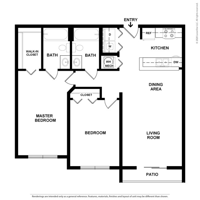 Floorplan - Marina Bay Apartments