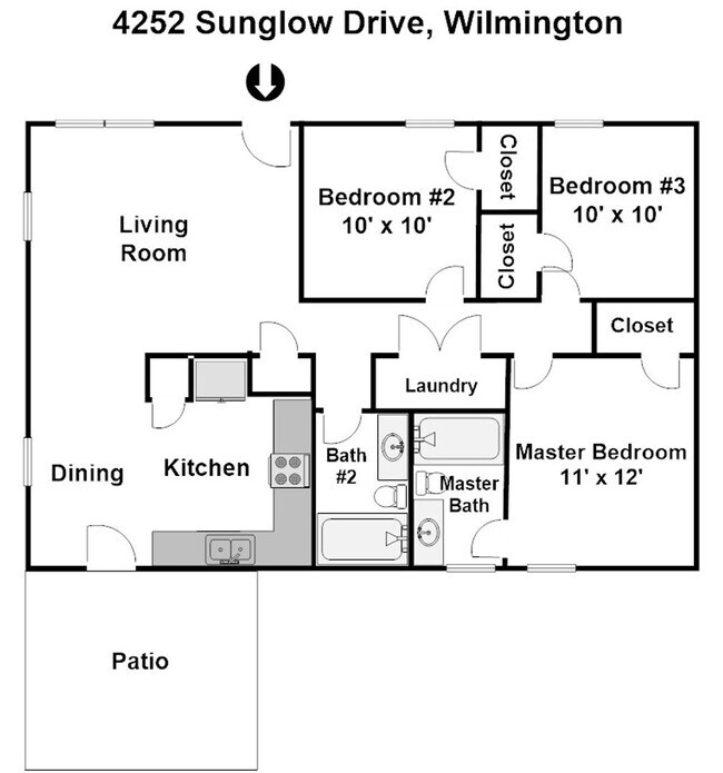 Building Photo - 3 BD/2BA Home with Sunny Floorplan and Eat-in Kitchen