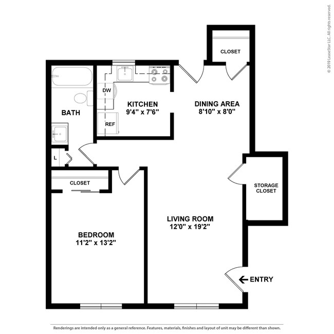 Floorplan - Landmark at Gayton Apartments