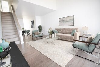 Taft&#39;s Airy Elegance: Lofty Living Room Retreat - The Taft