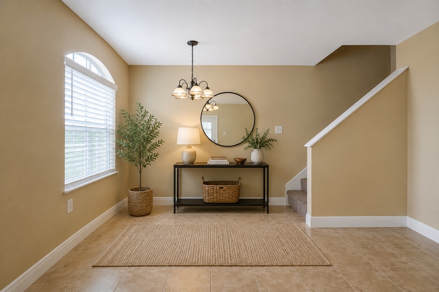 Living Room 2/2 (First Floor) - Virtually Staged - 1016 15th St