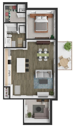 Floorplan - Union Green Apartments