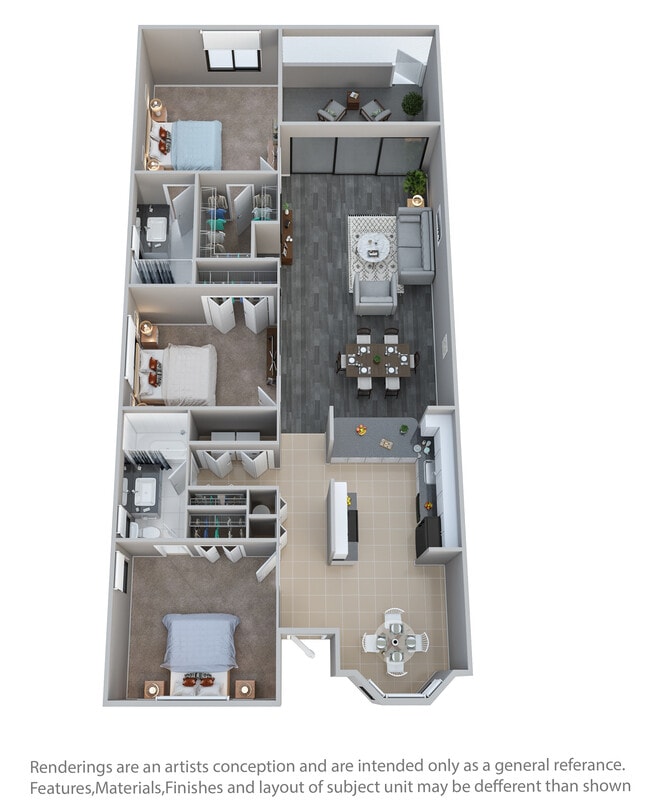 Floorplan - Lilac Village Boca Raton Apartments