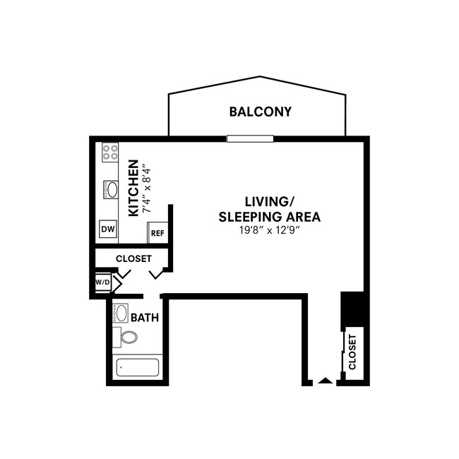 Floorplan - Lexington House Apartment Homes