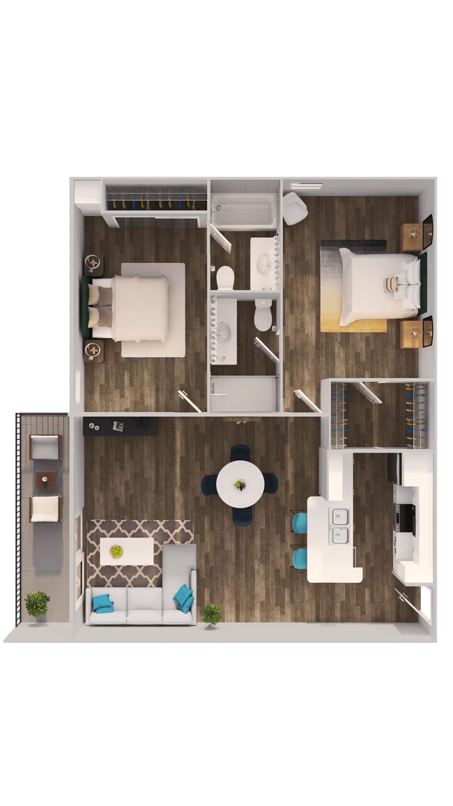 Floorplan - San Regis Apartments