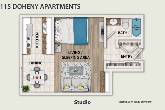 Floorplan - 115 Doheny Apartments