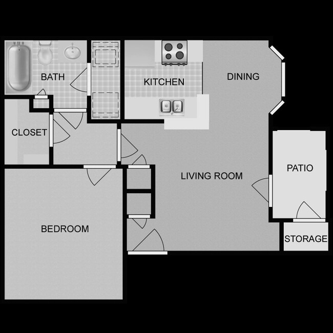 Floorplan - Holly Apartments